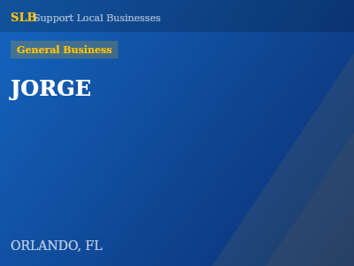 JORGE — General Business in ORLANDO, FL