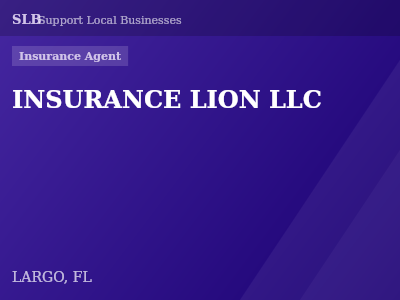 INSURANCE LION LLC — Insurance Agent in LARGO, FL