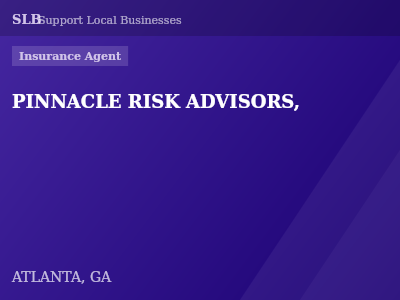 PINNACLE RISK ADVISORS, — Insurance Agent in ATLANTA, GA