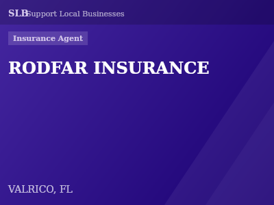RODFAR INSURANCE — Insurance Agent in VALRICO, FL