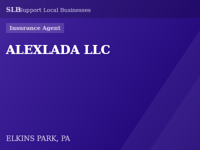 ALEXLADA LLC — Insurance Agent in ELKINS PARK, PA