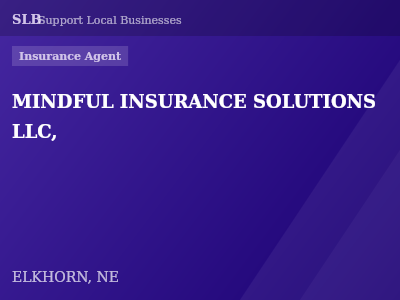 MINDFUL INSURANCE SOLUTIONS LLC, — Insurance Agent in ELKHORN, NE