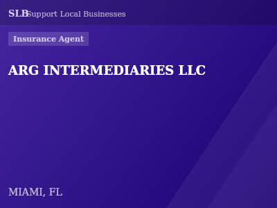 ARG INTERMEDIARIES LLC — Insurance Agent in MIAMI, FL
