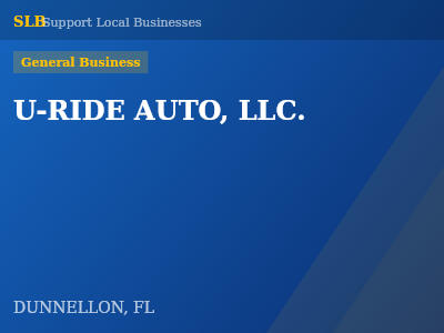 U-RIDE AUTO, LLC. — General Business in DUNNELLON, FL