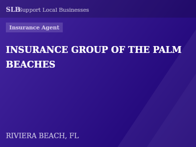 INSURANCE GROUP OF THE PALM BEACHES — Insurance Agent in RIVIERA BEACH, FL