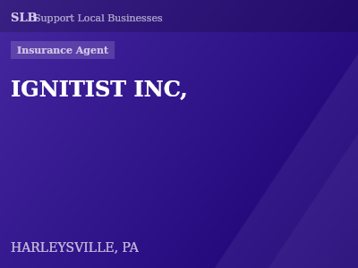 IGNITIST INC, — Insurance Agent in HARLEYSVILLE, PA