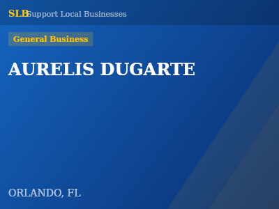 AURELIS DUGARTE — General Business in ORLANDO, FL