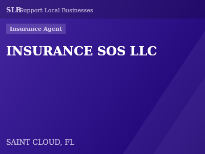 INSURANCE SOS LLC — Insurance Agent in SAINT CLOUD, FL