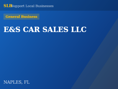E&S CAR SALES LLC — General Business in NAPLES, FL