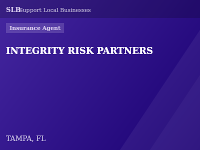 INTEGRITY RISK PARTNERS — Insurance Agent in TAMPA, FL