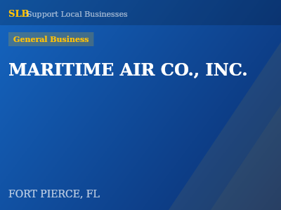 MARITIME AIR CO., INC. — General Business in FORT PIERCE, FL