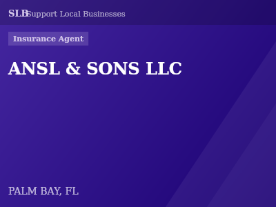 ANSL & SONS LLC — Insurance Agent in PALM BAY, FL