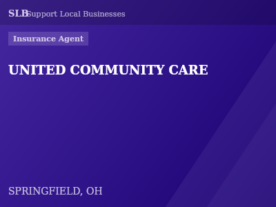 UNITED COMMUNITY CARE — Insurance Agent in SPRINGFIELD, OH