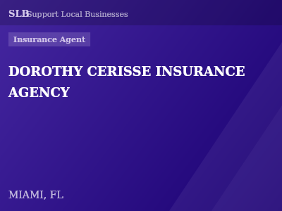 DOROTHY CERISSE INSURANCE AGENCY — Insurance Agent in MIAMI, FL