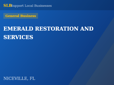 EMERALD RESTORATION AND SERVICES — General Business in NICEVILLE, FL