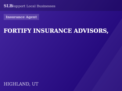 FORTIFY INSURANCE ADVISORS, — Insurance Agent in HIGHLAND, UT