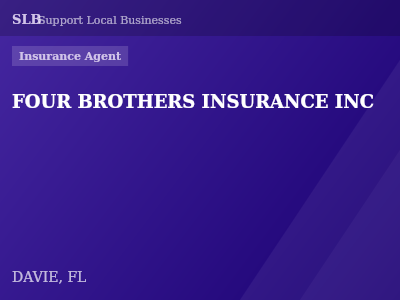 FOUR BROTHERS INSURANCE INC — Insurance Agent in DAVIE, FL