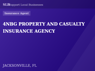 4NBG PROPERTY AND CASUALTY INSURANCE AGENCY — Insurance Agent in JACKSONVILLE, FL
