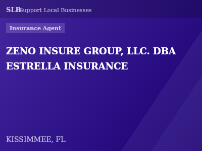 ZENO INSURE GROUP, LLC. DBA ESTRELLA INSURANCE — Insurance Agent in KISSIMMEE, FL