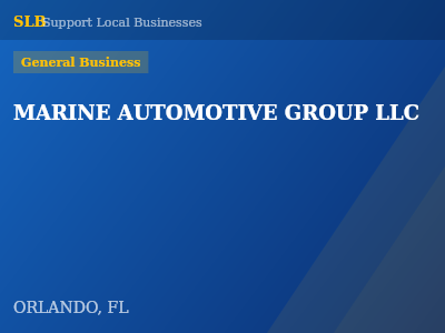 MARINE AUTOMOTIVE GROUP LLC — General Business in ORLANDO, FL