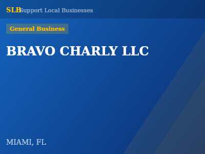 BRAVO CHARLY LLC — General Business in MIAMI, FL