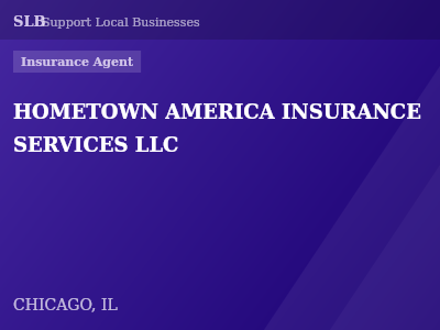 HOMETOWN AMERICA INSURANCE SERVICES LLC — Insurance Agent in CHICAGO, IL