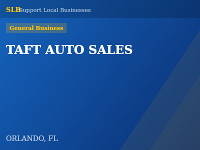 TAFT AUTO SALES — General Business in ORLANDO, FL