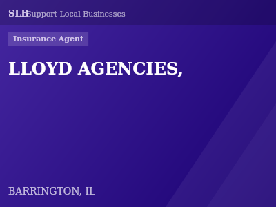 LLOYD AGENCIES, — Insurance Agent in BARRINGTON, IL