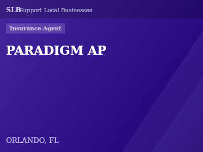 PARADIGM AP — Insurance Agent in ORLANDO, FL