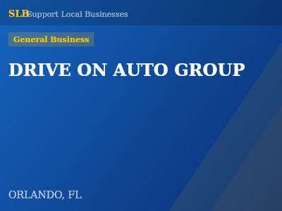 DRIVE ON AUTO GROUP — General Business in ORLANDO, FL