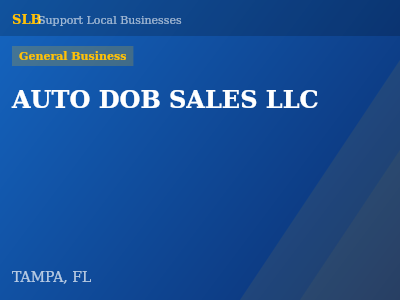 AUTO DOB SALES LLC — General Business in TAMPA, FL