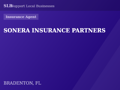 SONERA INSURANCE PARTNERS — Insurance Agent in BRADENTON, FL