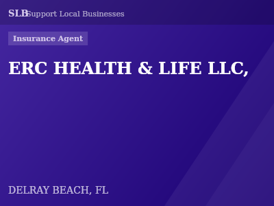 ERC HEALTH & LIFE LLC, — Insurance Agent in DELRAY BEACH, FL