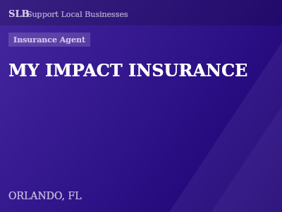 MY IMPACT INSURANCE — Insurance Agent in ORLANDO, FL