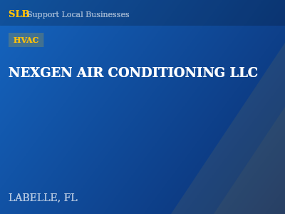NEXGEN AIR CONDITIONING LLC — HVAC in LABELLE, FL