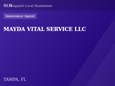 MAYDA VITAL SERVICE LLC — Insurance Agent in TAMPA, FL
