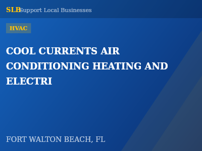 COOL CURRENTS AIR CONDITIONING HEATING AND ELECTRI — HVAC in FORT WALTON BEACH, FL