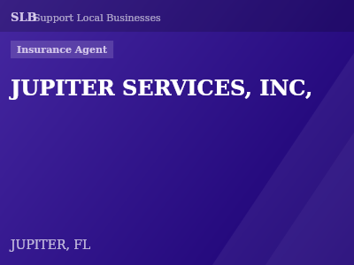 JUPITER SERVICES, INC, — Insurance Agent in JUPITER, FL
