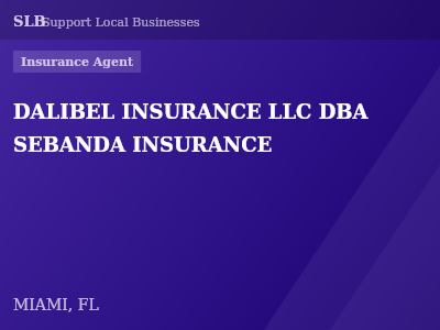 DALIBEL INSURANCE LLC DBA SEBANDA INSURANCE — Insurance Agent in MIAMI, FL