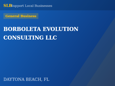 BORBOLETA EVOLUTION CONSULTING LLC — General Business in DAYTONA BEACH, FL
