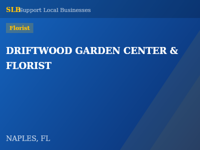 DRIFTWOOD GARDEN CENTER & FLORIST — Florist in NAPLES, FL