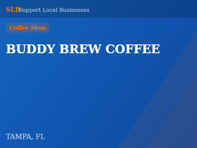 BUDDY BREW COFFEE — Coffee Shop in TAMPA, FL