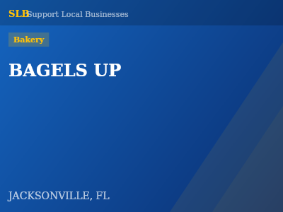 BAGELS UP — Bakery in JACKSONVILLE, FL