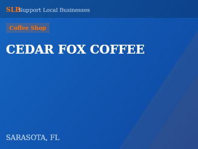 CEDAR FOX COFFEE — Coffee Shop in SARASOTA, FL