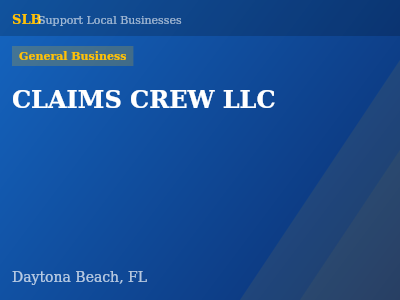 CLAIMS CREW LLC — General Business in Daytona Beach, FL