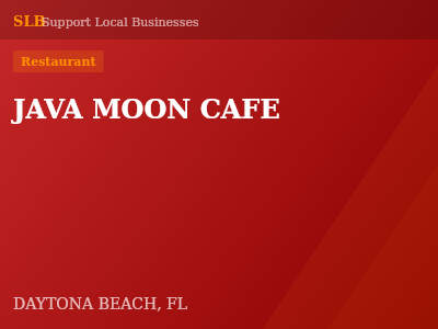 JAVA MOON CAFE — Restaurant in DAYTONA BEACH, FL