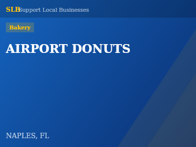 AIRPORT DONUTS — Bakery in NAPLES, FL