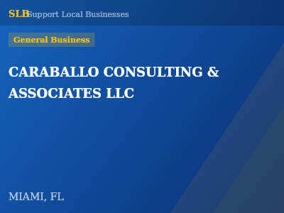 CARABALLO CONSULTING & ASSOCIATES LLC — General Business in MIAMI, FL