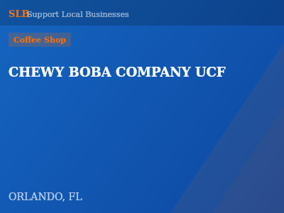 CHEWY BOBA COMPANY UCF — Coffee Shop in ORLANDO, FL