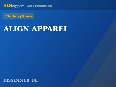 ALIGN APPAREL — Clothing Store in KISSIMMEE, FL